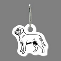 Zippy Clip - Mastiff Dog Decorative Tag W/ Clip Tab